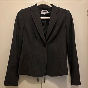 Calvin Klein Charcoal Gray Women's Blazer